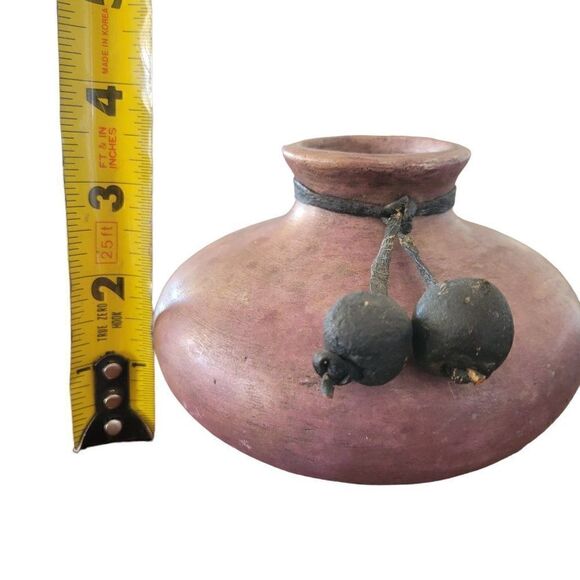 Vintage 1991 Montaage Moon Collection Clay Half Moon Vase - Picture 8 of 10